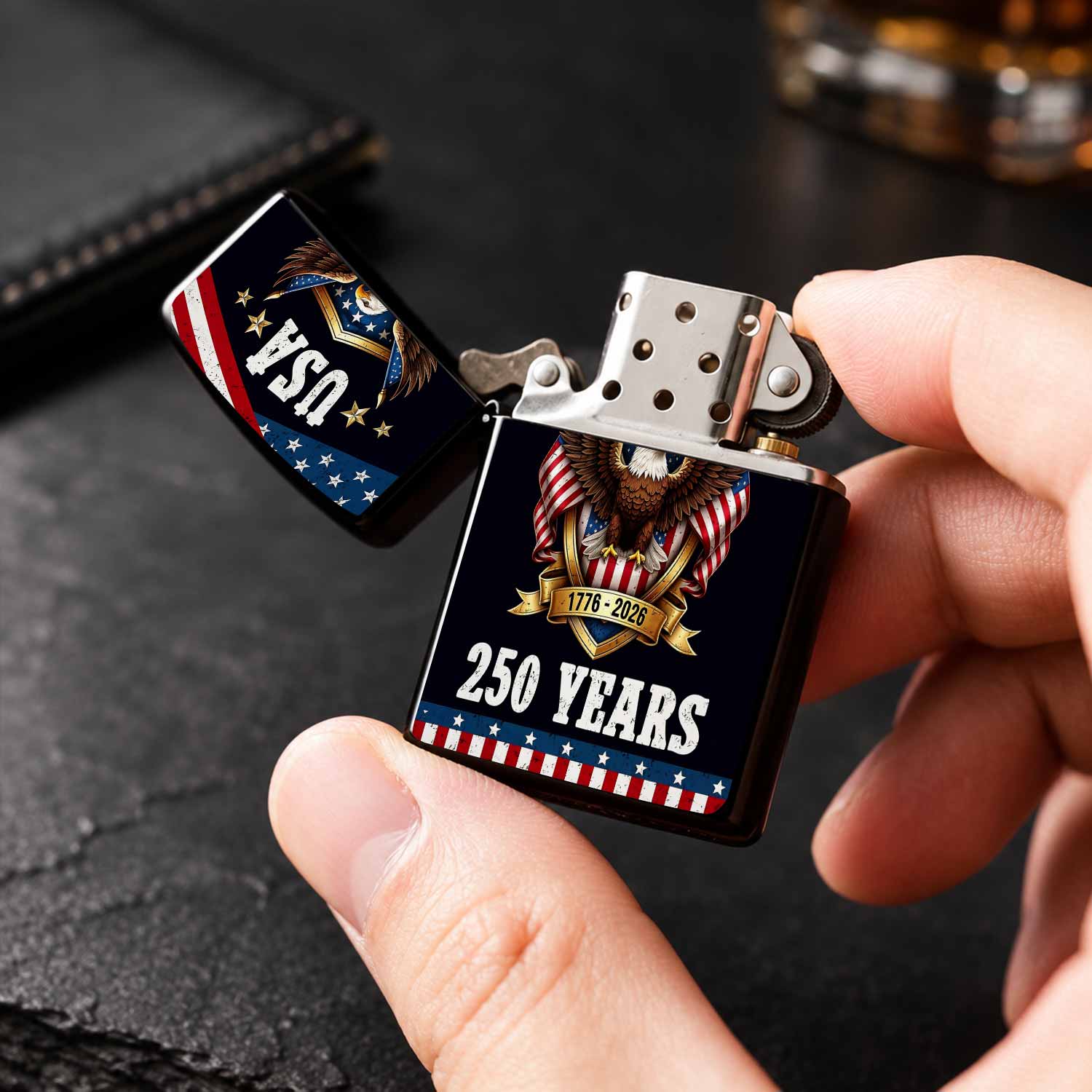 Patriotisches Feuerzeug zum 25 – Outdoor Camping Usa Bewertung und Preis
