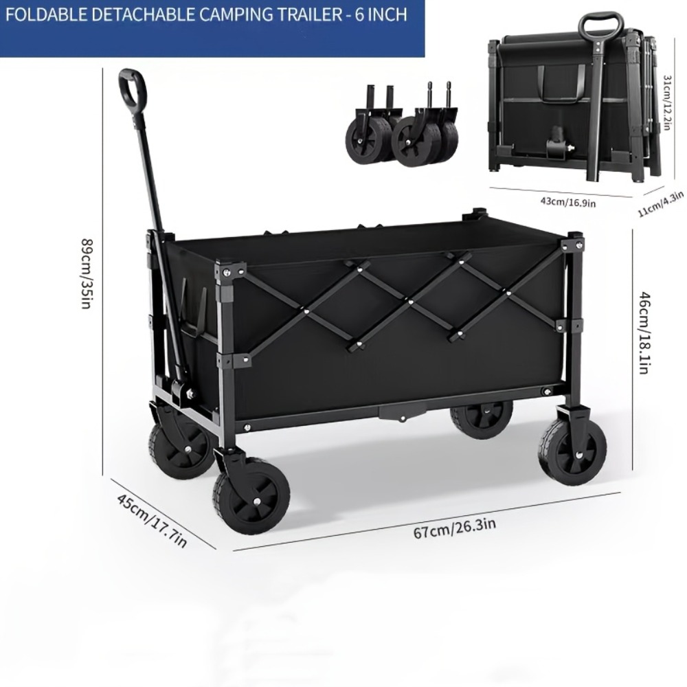 Faltbarer Gartenwagen mit 360  – Outdoor Camping Trolley Bewertung und Preis