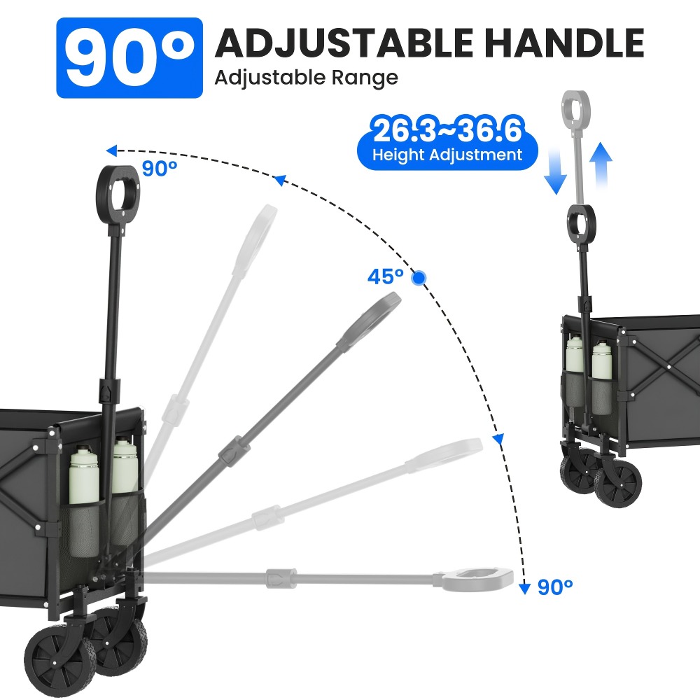Faltbarer Gartenwagen mit 360  – Outdoor Camping Trolley Bewertung und Preis