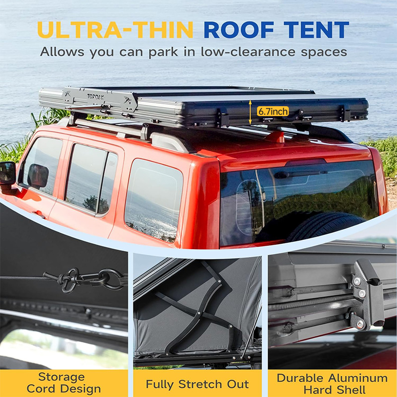 1,4m Aluminium Hartschalen-Dac – Outdoor Camping Van Tent Bewertung und Preis
